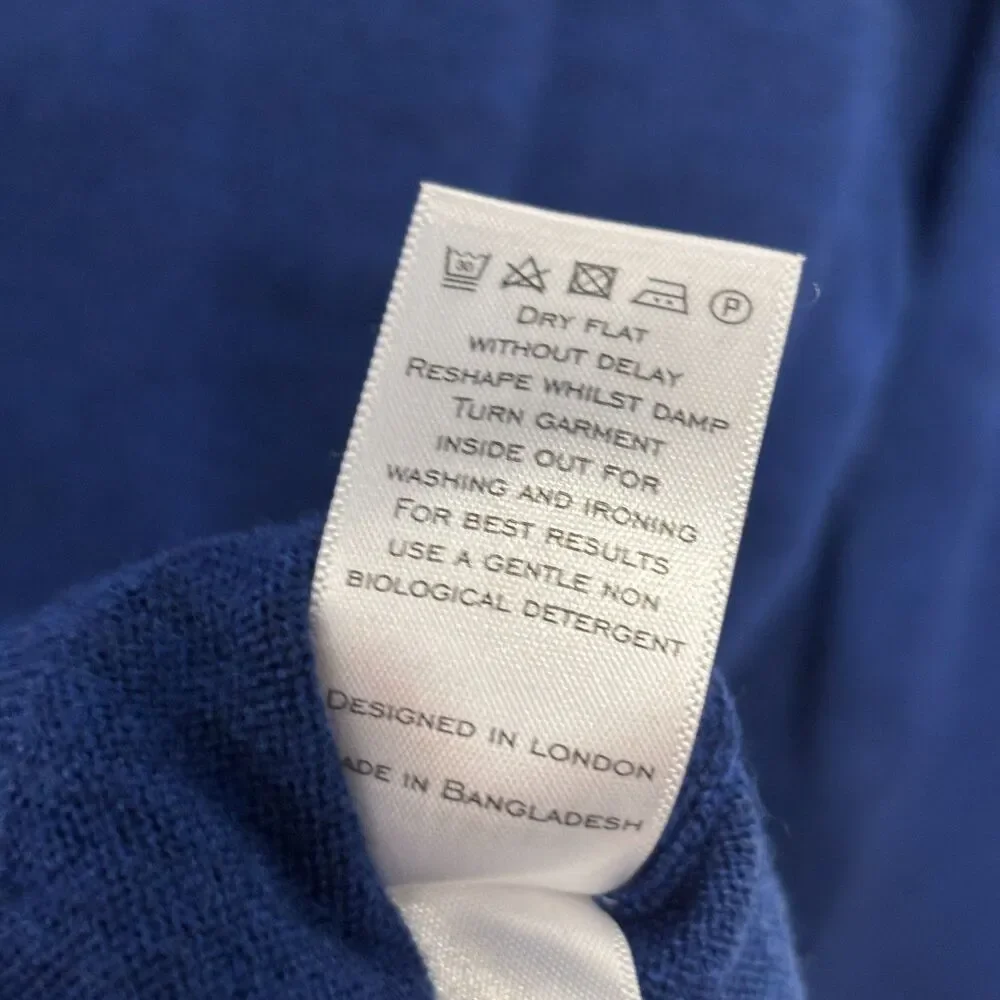 Charles Tyrwhitt Men Extra Fine Merino Wool Sweater Size XL X-Large C133 -29
